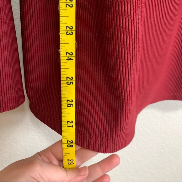 Avia Burgundy Wine Athletic Sweater - Picture 6 of 8